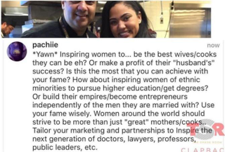 Illustration for article titled Ayesha Curry Has Words for Instagram Follower Who Said She’s Profiting Off Husband’s Success